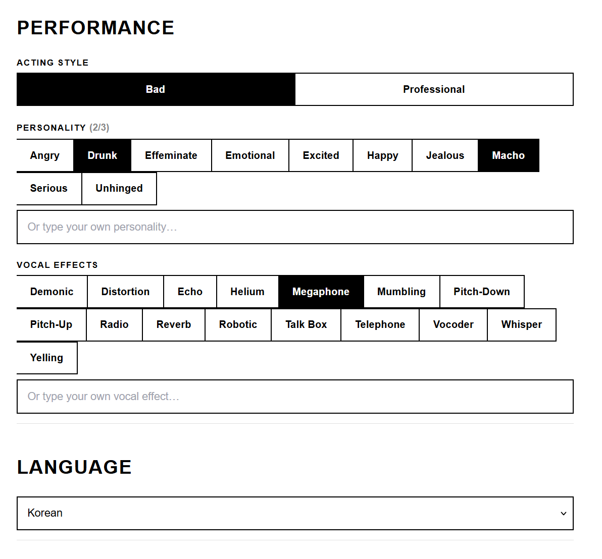 Performance